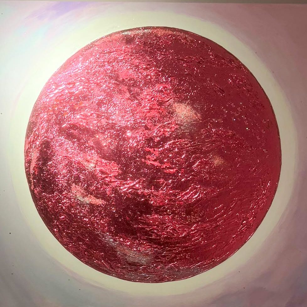 settima - luna - fuscia - quadro